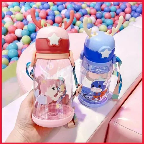 Reindeer Thorn Shape Kids Water Bottle – 600ml