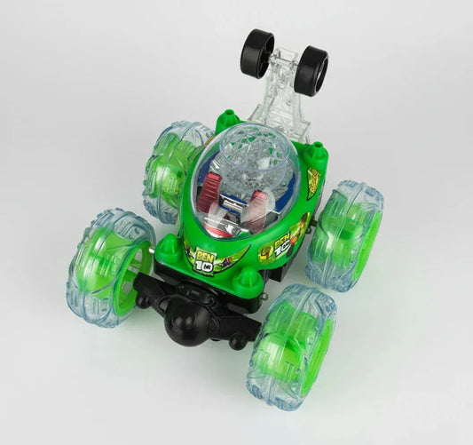 Ben 10 Turbo 360° Action Car – Rechargeable Remote Racer