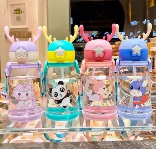 Reindeer Thorn Shape Kids Water Bottle – 600ml