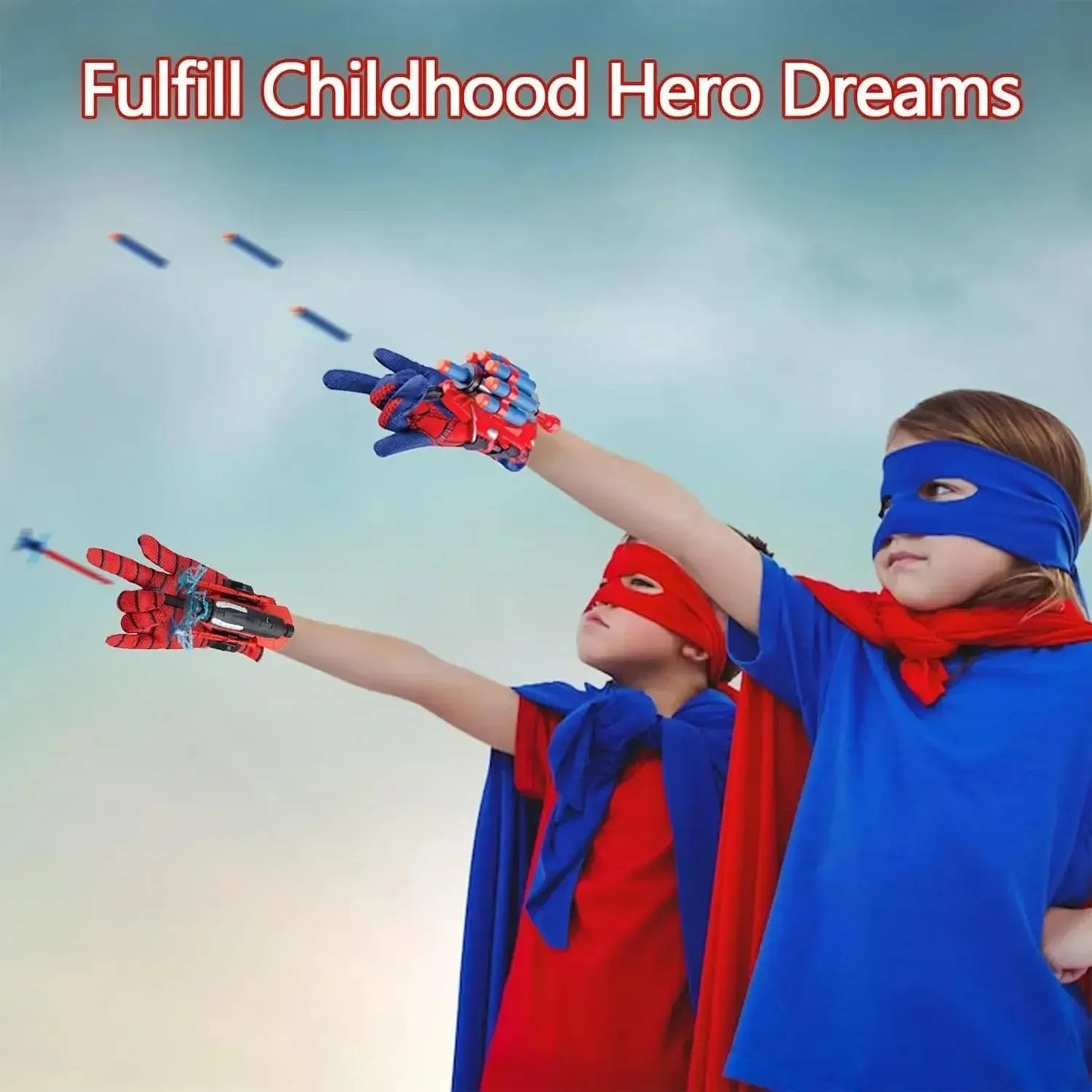Spider-Man Web Shooter Wrist Set – Action Transmitter Toy for Kids
