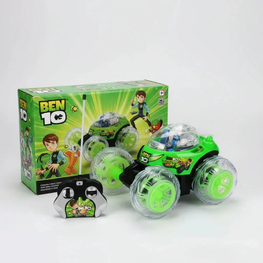 Ben 10 Turbo 360° Action Car – Rechargeable Remote Racer