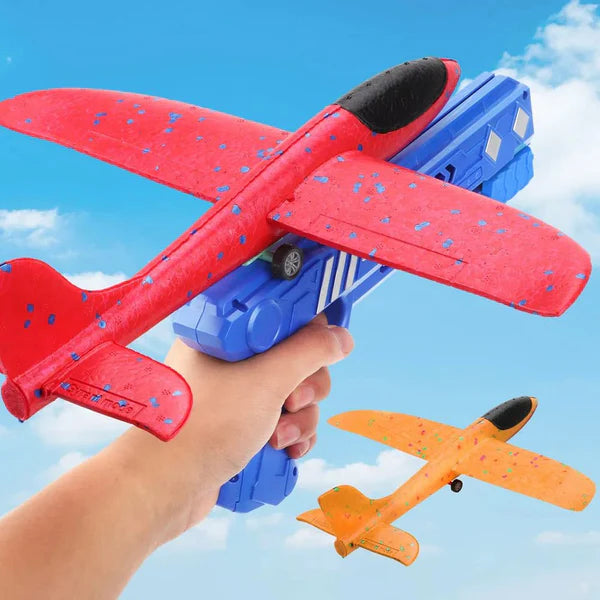 Catapult Airplane Launching Glider Gun Toy