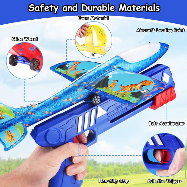Catapult Airplane Launching Glider Gun Toy