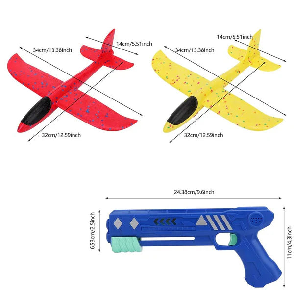 Catapult Airplane Launching Glider Gun Toy