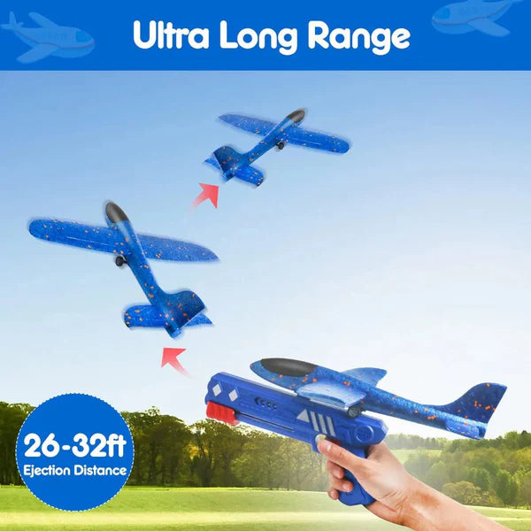 Catapult Airplane Launching Glider Gun Toy