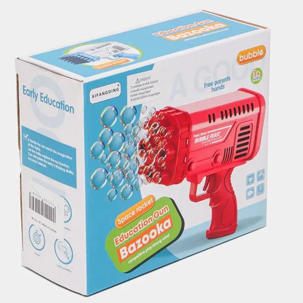 Bazooka Bubble Water Gun for Kids | 2-in-1 Bubble & Water Spray Toy (Random Color)